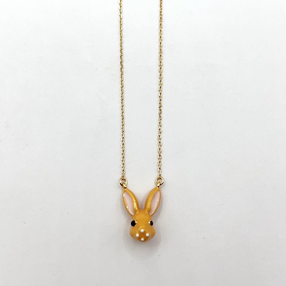 KS867-Kate Spade bunny necklace